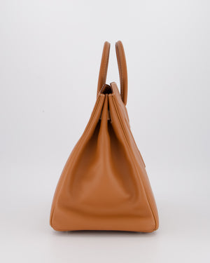 Hermès Birkin 35 Shadow in Gold Swift Leather and Palladium Hardware