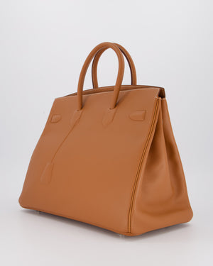 Hermès Birkin 35 Shadow in Gold Swift Leather and Palladium Hardware