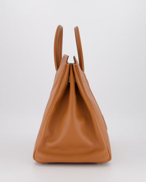Hermès Birkin 35 Shadow in Gold Swift Leather and Palladium Hardware