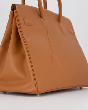 Hermès Birkin 35 Shadow in Gold Swift Leather and Palladium Hardware