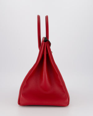 Hermès Birkin 35 Bag in Rouge Grenat Epsom Leather with Palladium Hardware