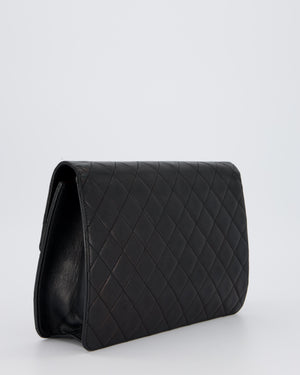 Chanel Medium Pushlock Bag with Chain Strap in Lambskin Leather with 24K Gold Hardware