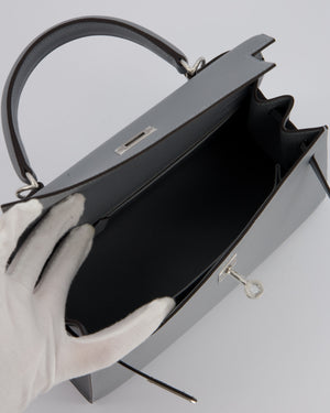Hermès Kelly 25 Sellier Bag in Gris Pantin Epsom Leather with Palladium Hardware
