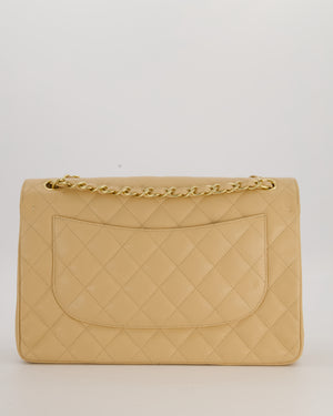 Chanel Jumbo Classic Double Flap Bag in Beige Clair Caviar Leather with Gold Hardware