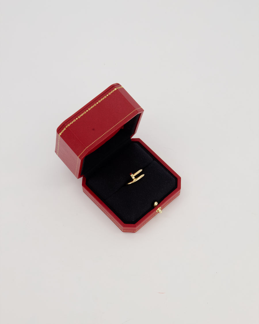 Cartier Yellow Gold Juste Un Clou Ring Size 55