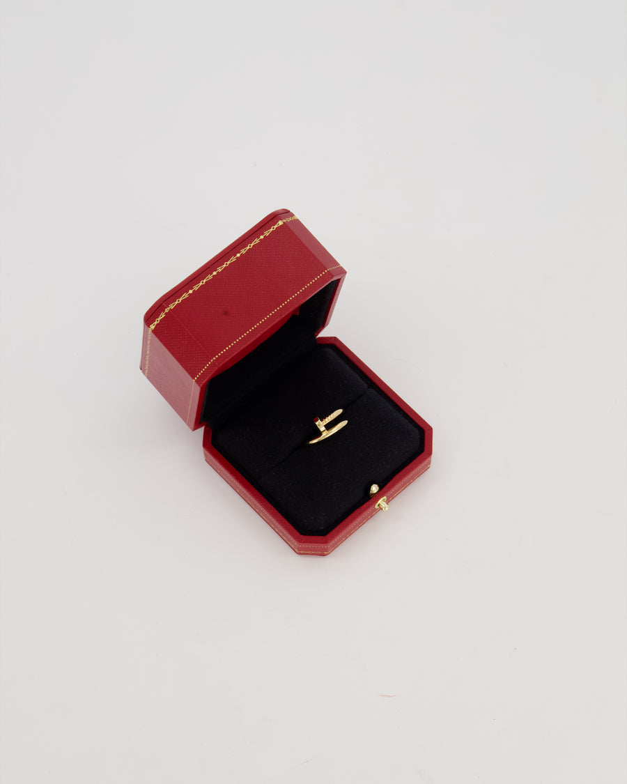 Cartier Yellow Gold Juste Un Clou Ring Size 55