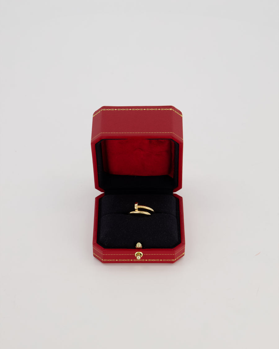 Cartier Yellow Gold Juste Un Clou Ring Size 55