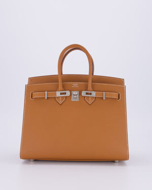 *RARE* Hermès Birkin 25 Sellier Bag in Gold Epsom Leather with Palladium Hardware