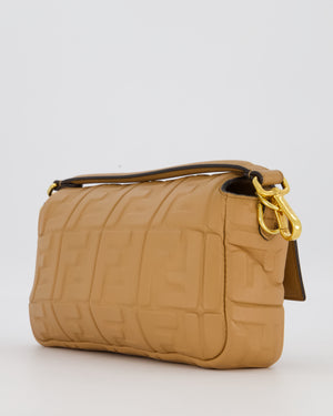 Fendi Caramel Brown Baguette Bag in Nappa Leather with Gold Hardware RRP £2750