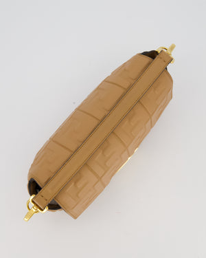 Fendi Caramel Brown Baguette Bag in Nappa Leather with Gold Hardware RRP £2750