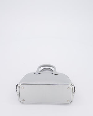 *HOT* Hermès Mini Bolide Bag in Argent Chevre Chamkila Leather with Palladium Hardware