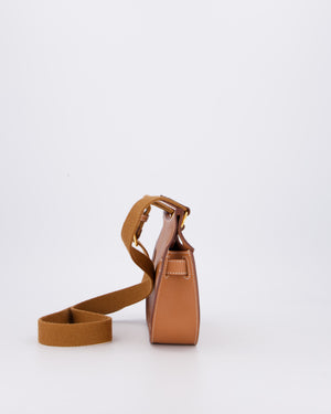 *RARE* Hermès Mini Jypsiere Bag in Gold Evercolour Leather with Gold Hardware