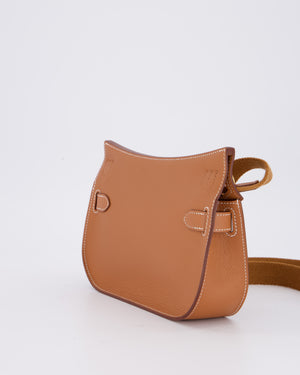 *RARE* Hermès Mini Jypsiere Bag in Gold Evercolour Leather with Gold Hardware