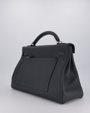 *RARE* Hermès Kelly 42 Maxi Retourne Bag in Gris Misty Togo Leather with Palladium Hardware