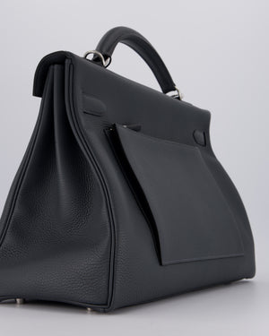 *RARE* Hermès Kelly 42 Maxi Retourne Bag in Gris Misty Togo Leather with Palladium Hardware