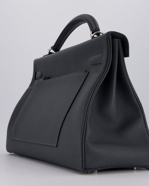 *RARE* Hermès Kelly 42 Maxi Retourne Bag in Gris Misty Togo Leather with Palladium Hardware