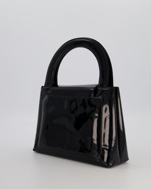 *RARE* Chanel Vintage Black Kelly Shopping Bag in Patent Leather with 24k Gold Hardware