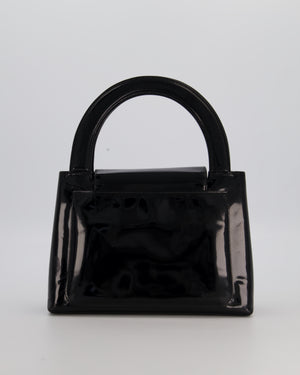 *RARE* Chanel Vintage Black Kelly Shopping Bag in Patent Leather with 24k Gold Hardware