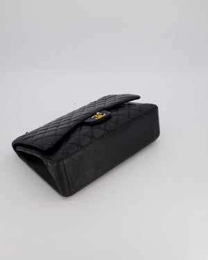 Chanel Black Maxi Classic Single Flap Bag in Lambskin Leather with Gold Hardware