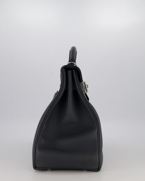 *RARE* Hermès Kelly 42 Maxi Retourne Bag in Gris Misty Togo Leather with Palladium Hardware