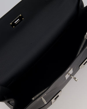 *RARE* Hermès Kelly 42 Maxi Retourne Bag in Gris Misty Togo Leather with Palladium Hardware