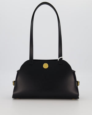 *HOT & RARE* Hermès Tablier Sellier Bag in Noir Hunter Cowhide, Noir Swift Leather and Noir Militaire Canvas with Gold Hardware