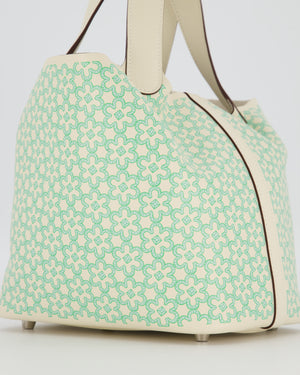 Hermès Picotin 18 Lucky Daisy Bag in Nata Swift Leather with Palladium Hardware