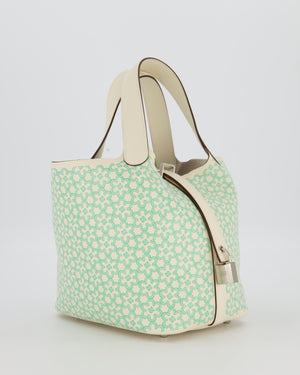 Hermès Picotin 18 Lucky Daisy Bag in Nata Swift Leather with Palladium Hardware