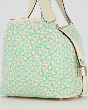 Hermès Picotin 18 Lucky Daisy Bag in Nata Swift Leather with Palladium Hardware