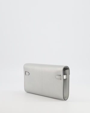 *RARE* Hermès Kelly To Go Bag in Argent Chevre Chamkilight Leather with Palladium Hardware