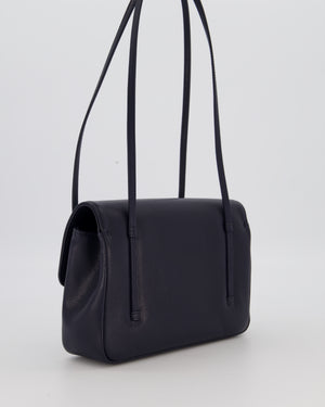 Chanel 26P Preppy Coco Small Flap Bag in Navy Caviar Leather with Gold Hardware