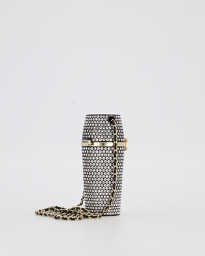 Chanel 21/K Black Embellished Lipstick Case with Champagne Gold Hardware