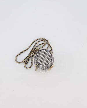 Chanel 21/K Black Embellished Lipstick Case with Champagne Gold Hardware