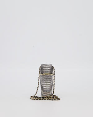 Chanel 21/K Black Embellished Lipstick Case with Champagne Gold Hardware
