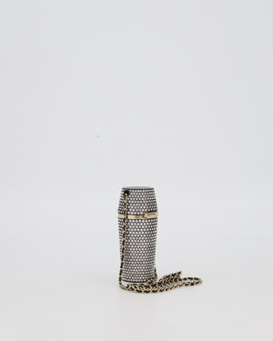 Chanel 21/K Black Embellished Lipstick Case with Champagne Gold Hardware