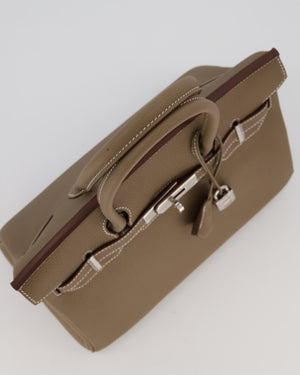*HOLY GRAIL* Hermès Birkin 30 Retourne Bag in Etoupe Togo Leather with Palladium Hardware