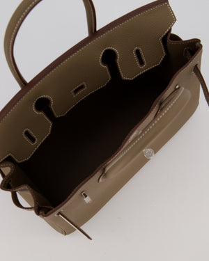 *HOLY GRAIL* Hermès Birkin 30 Retourne Bag in Etoupe Togo Leather with Palladium Hardware