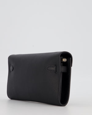 Hermès Kelly To Go Bag in Noir Epsom Leather with Gold Hardware