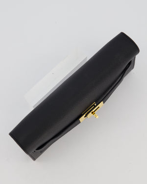 Hermès Kelly To Go Bag in Noir Epsom Leather with Gold Hardware
