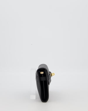 Hermès Kelly To Go Bag in Noir Epsom Leather with Gold Hardware