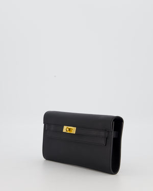 Hermès Kelly To Go Bag in Noir Epsom Leather with Gold Hardware