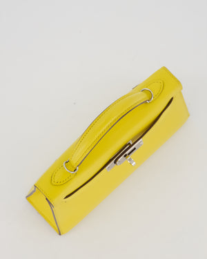 Hermès Mini Kelly II 20 Bag in Jaune De Naples Epsom Leather with Palladium Hardware