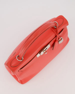 *FIRE PRICE* Hermès Kelly 28 Retourne Bag in Rose Jaipur Togo Leather with Palladium Hardware