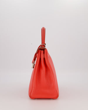 *FIRE PRICE* Hermès Kelly 28 Retourne Bag in Rose Jaipur Togo Leather with Palladium Hardware