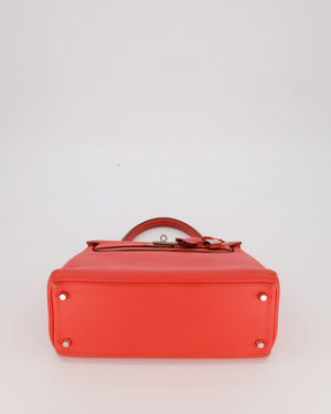 *FIRE PRICE* Hermès Kelly 28 Retourne Bag in Rose Jaipur Togo Leather with Palladium Hardware
