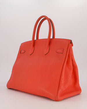 *FIRE PRICE* Hermès Birkin Retourne 35 Bag in Rose Jaipur Togo Leather with Gold Hardware