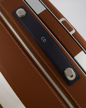 Hermès R.M.S Cabin Suitcase in Gold Taurillon Regate Leather with Brushed Palladium Hardware and Noir Wheels RRP £12,000