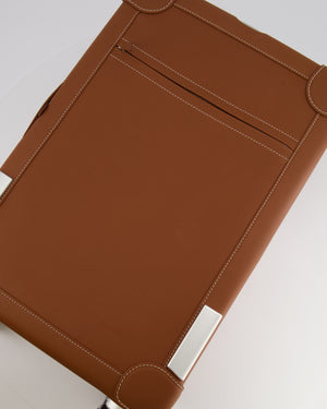 Hermès R.M.S Cabin Suitcase in Gold Taurillon Regate Leather with Brushed Palladium Hardware and Noir Wheels RRP £12,000