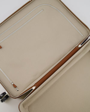 Hermès R.M.S Cabin Suitcase in Gold Taurillon Regate Leather with Brushed Palladium Hardware and Noir Wheels RRP £12,000
