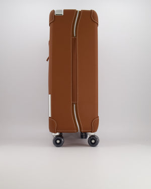 Hermès R.M.S Cabin Suitcase in Gold Taurillon Regate Leather with Brushed Palladium Hardware and Noir Wheels RRP £12,000